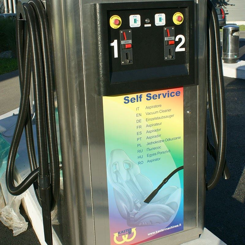Self-Service Staubsaugerstation beim zimmermann carwash