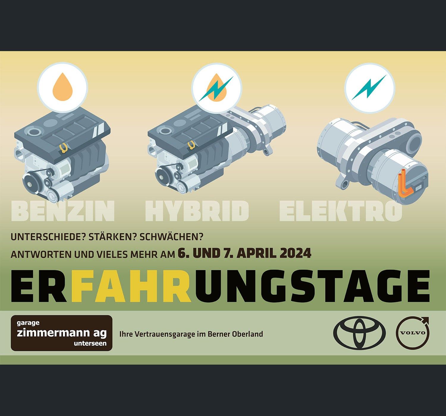 Einladung zu den Erfahrungstagen 2024 der Garage Zimmermann