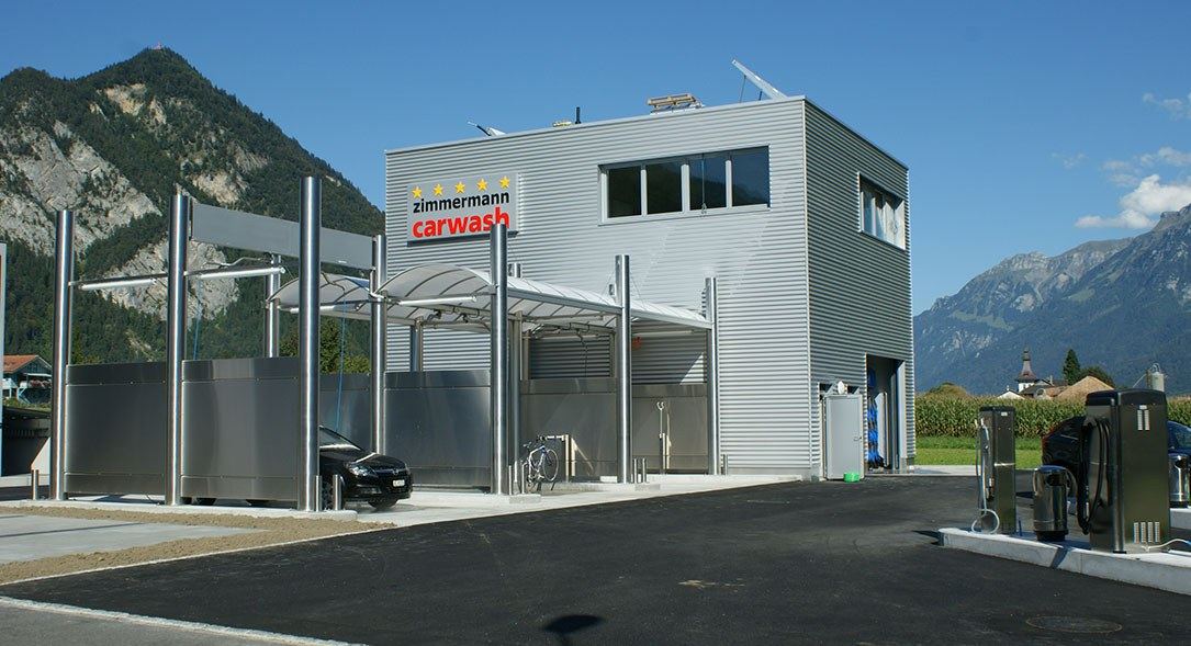 Die neu eröffnete Waschanlage zimmermann carwash im Eichzun, 2011